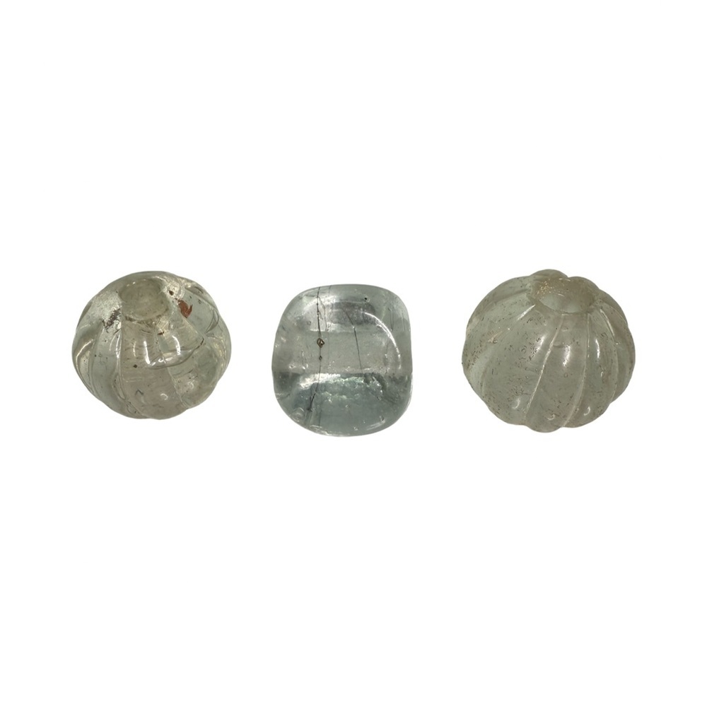 Set of Three Vintage Glass Beads!
